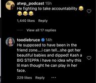Netizens react to Tracy T admitting to infidelity (Image via Instagram/@theshareroom)